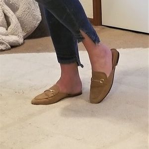 Union Bay suede mules size 9
